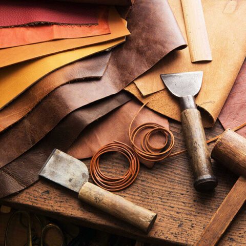 Leather processing